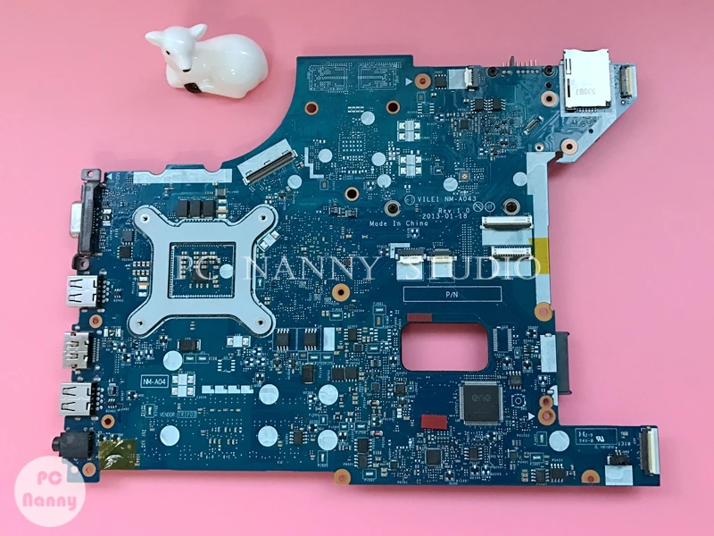 Материнская плата PCNANNY для ноутбука Lenovo ThinkPad Edge E431 Intel 989 04y1290 HM77 VILE1 NM-A043 |
