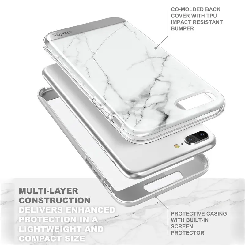 SUPCASE чехол для iphone 8 Plus UB Стелла Премиум Гибридный мраморный телефона со