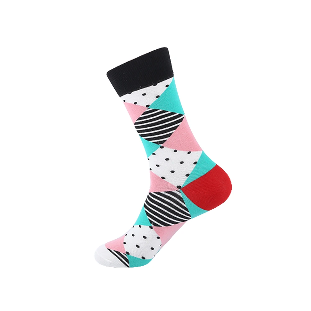 Мужские носки YEADU Happy хлопковые с принтом в виде волн|mens business socks|men socksmen socks |