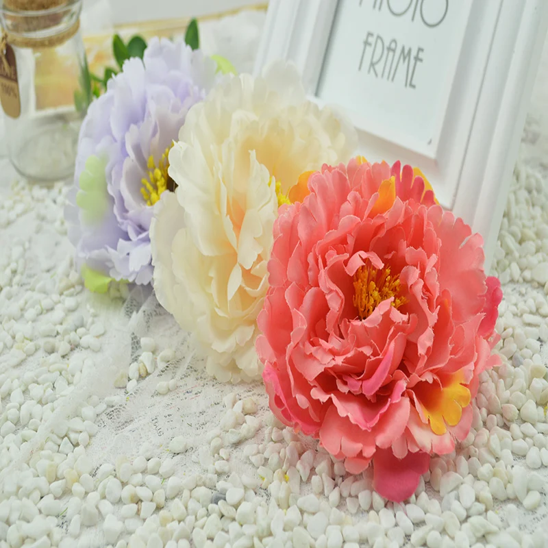 Искусственные головки цветов свежие и хорошие аксессуары для дома украшение