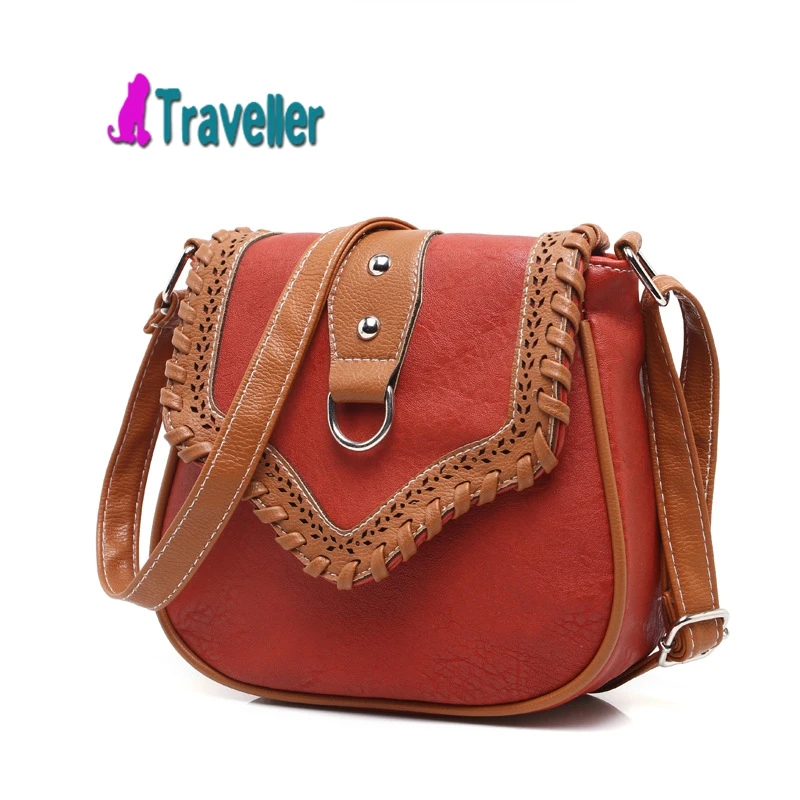 Новый 2017 Ретро Выдалбливают Креста Тела Сумка Леди Старинные Мешок Женской Моды