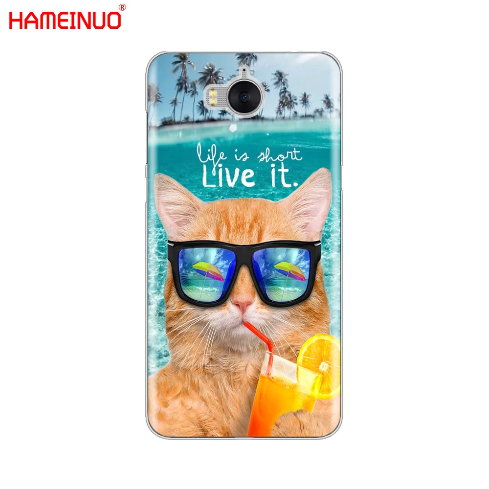 HAMEINUO Забавный милый модный дизайн чехол для мобильного телефона huawei honor 3C 4X 4C 5C 5X 6