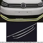 Для VW Volkswagen Touran L 2016 2017 2018 2019 защитный бампер для автомобиля отделка из нержавеющей стали Передняя головка Нижняя капот Педальный Молдинг