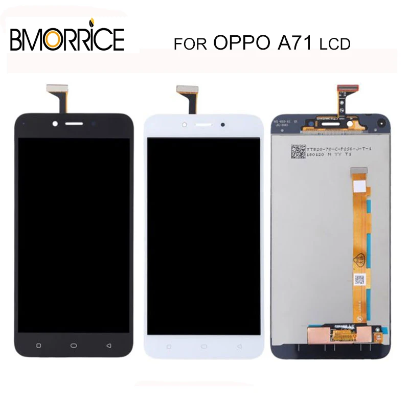 Для OPPO A71 IPS LCD сенсорный экран дигитайзер полная сборка Замена Черный Белый 5 2