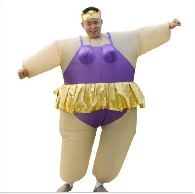 2017 надувной костюм на Хэллоуин для взрослых Детский веер T rex Gorilla Sumo Корова Лошадь