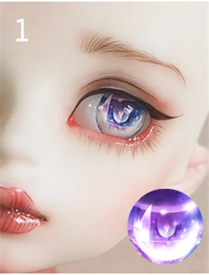 1 Новинка, 1 пара 10/12/14/16/18 мм BJD глаза для SD куклы 1/8 BJD кукольные глаза игрушки Аксессуары для куклы «сделай сам», детская игрушка - Цвет: 1