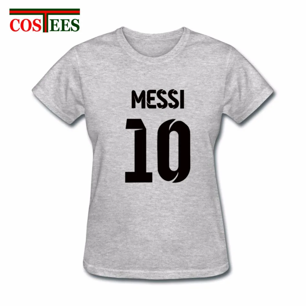 Lionel Messi рубашка camiseta Барселона camisa футболка женская с коротким рукавом футболки