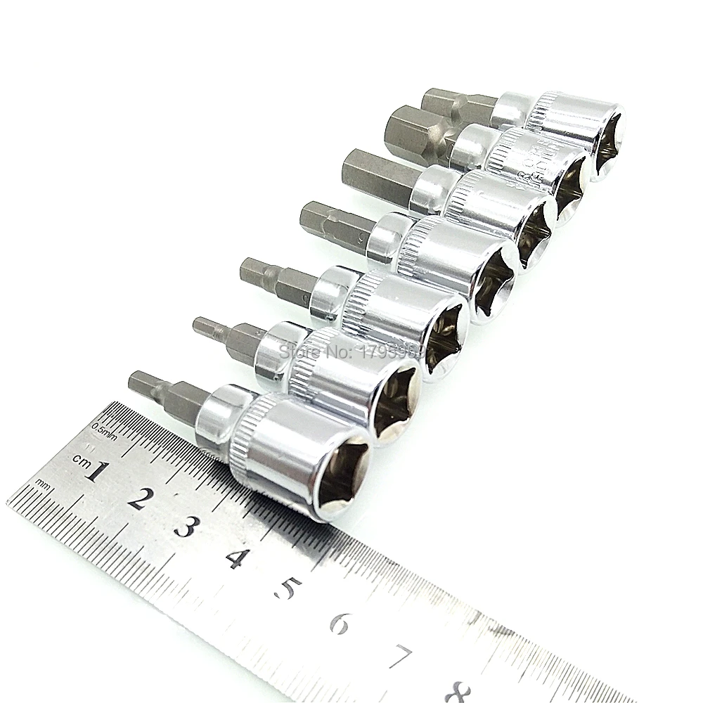 Отвертка ударная шестигранная 3/8 дюйма 7 шт./комплект|tool tool|set piecescrewdriver socket set |