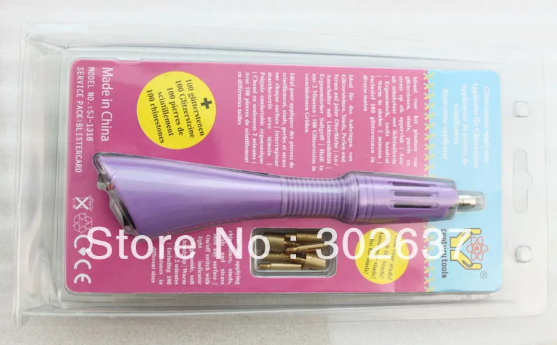 Бесплатная доставка 1 набор аппликаторов стразы горячей фиксации палочка с 7