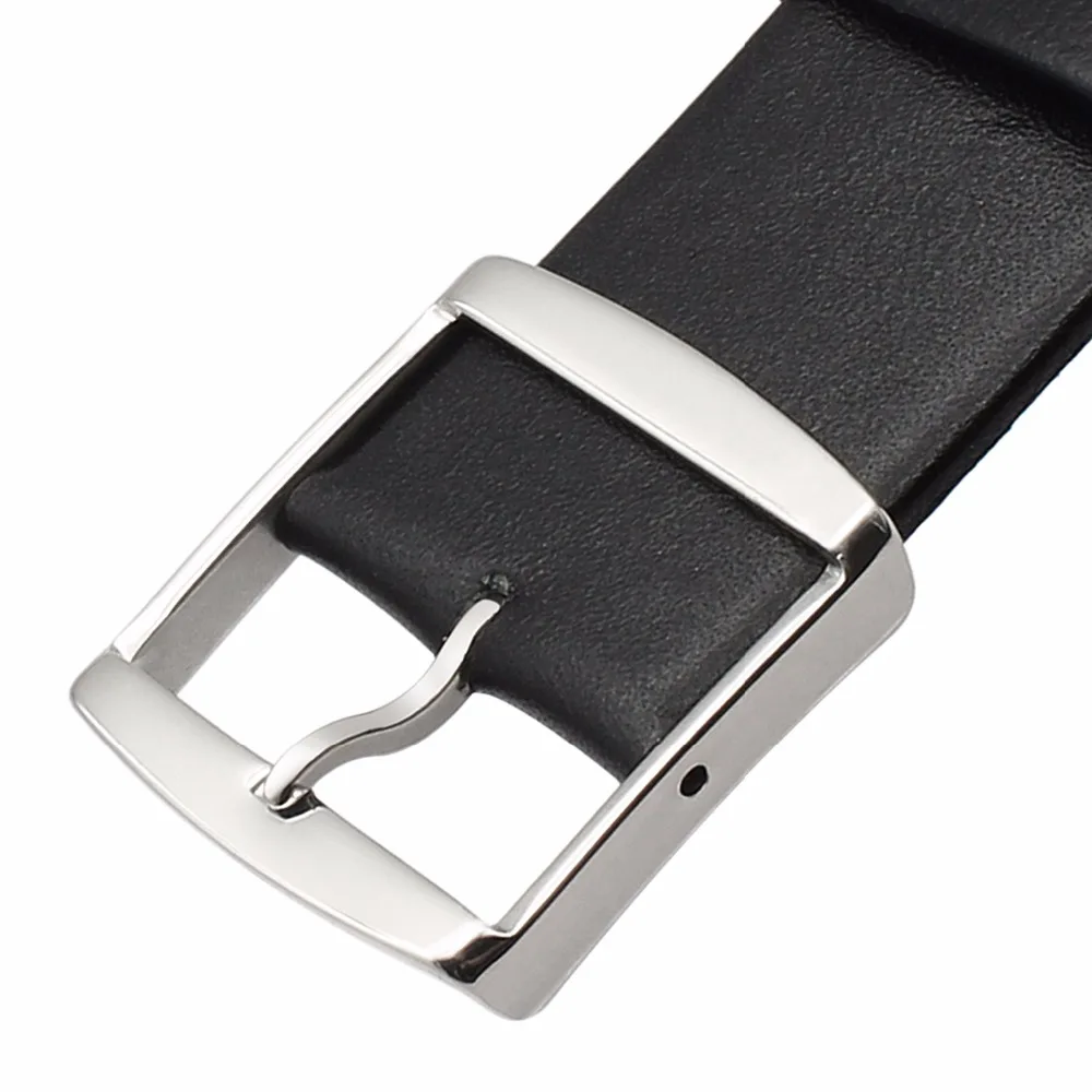 Супер тонкий ремешок для часов из натуральной телячьей кожи 20 мм 22 + инструмент