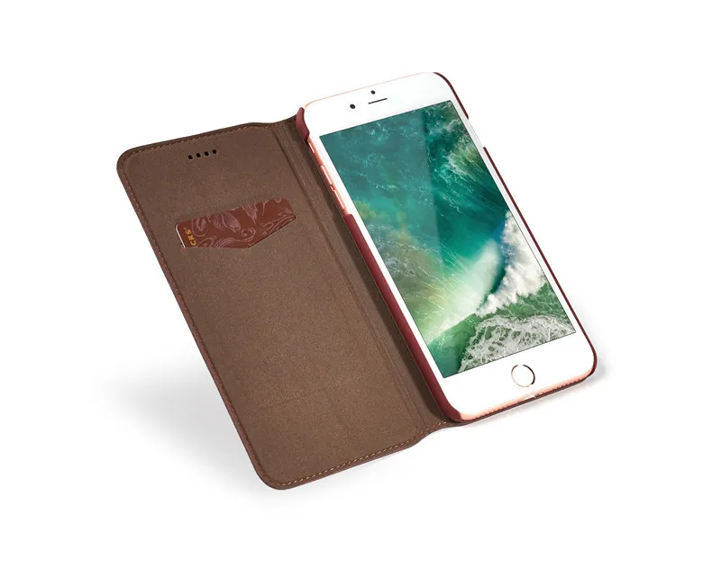 Классический кожаный флип чехол Harley в стиле ретро для iPhone 7 7Plus 6s6sPlus со слотом