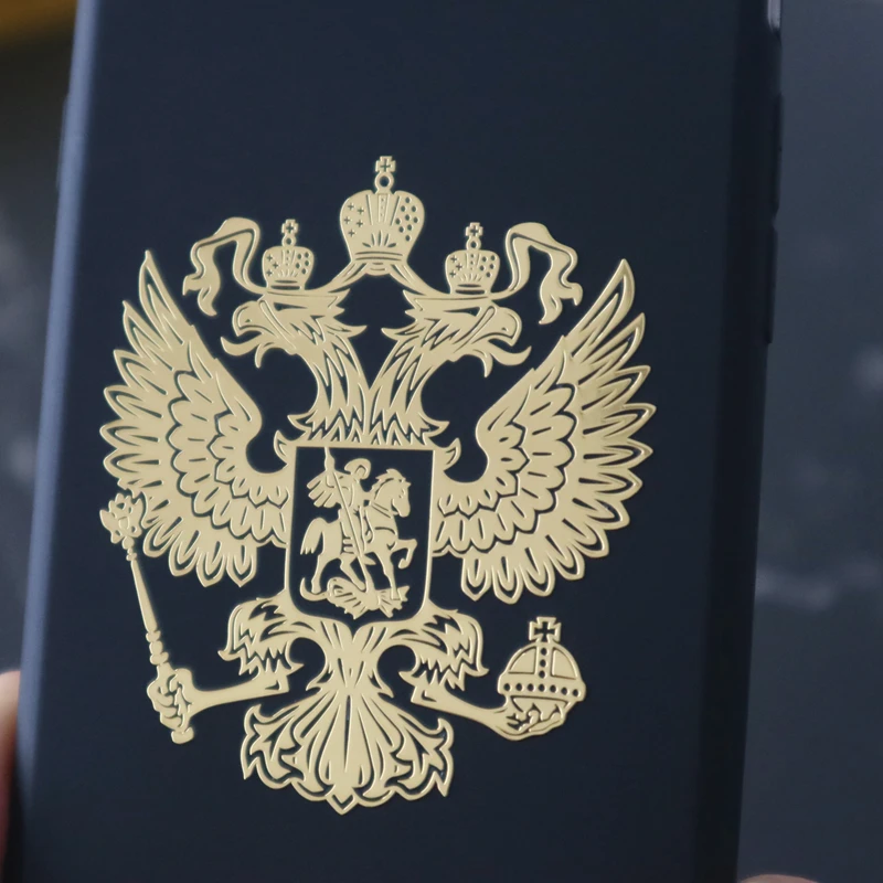 CS 725#5.2*6см 3.4*4см Герб России двуглавый орел Крутые никель металлические наклейки