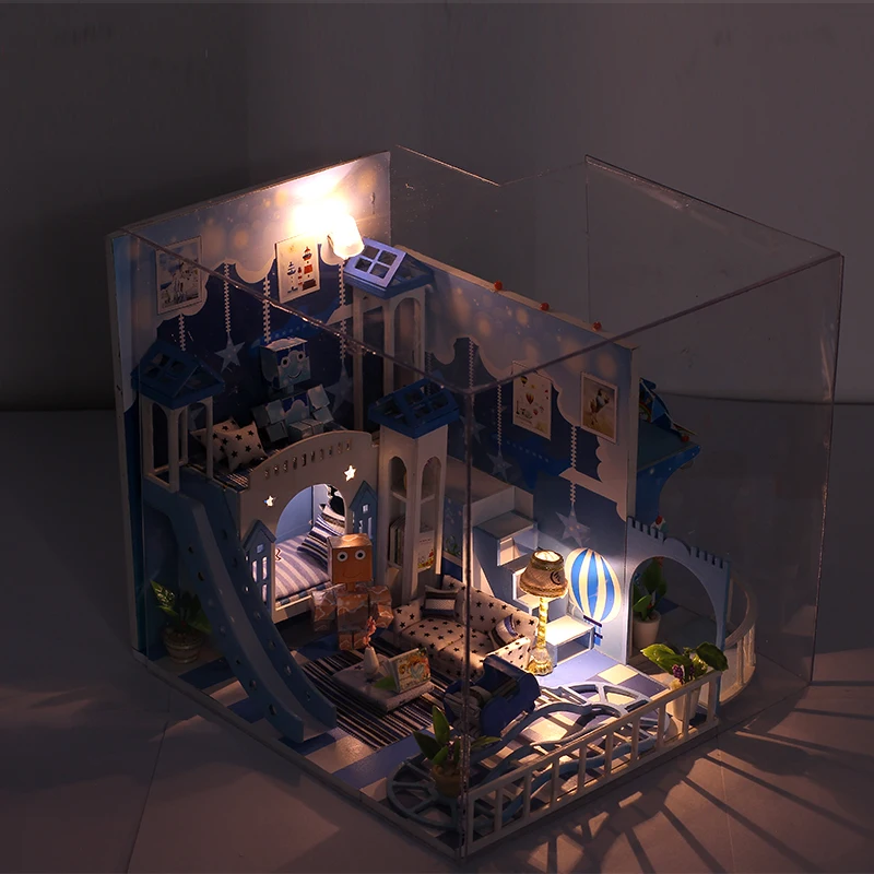 Кукольный домик мебель сделай сам миниатюрная модель 3D кукольные домики
