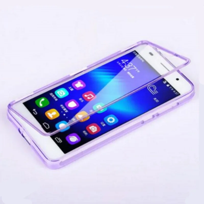 UMGG 360 Full Protection Silicone Clamshell Anti-knock Case For HuaWei Honor 6 Free Gift Dustproof Plug | Мобильные телефоны и