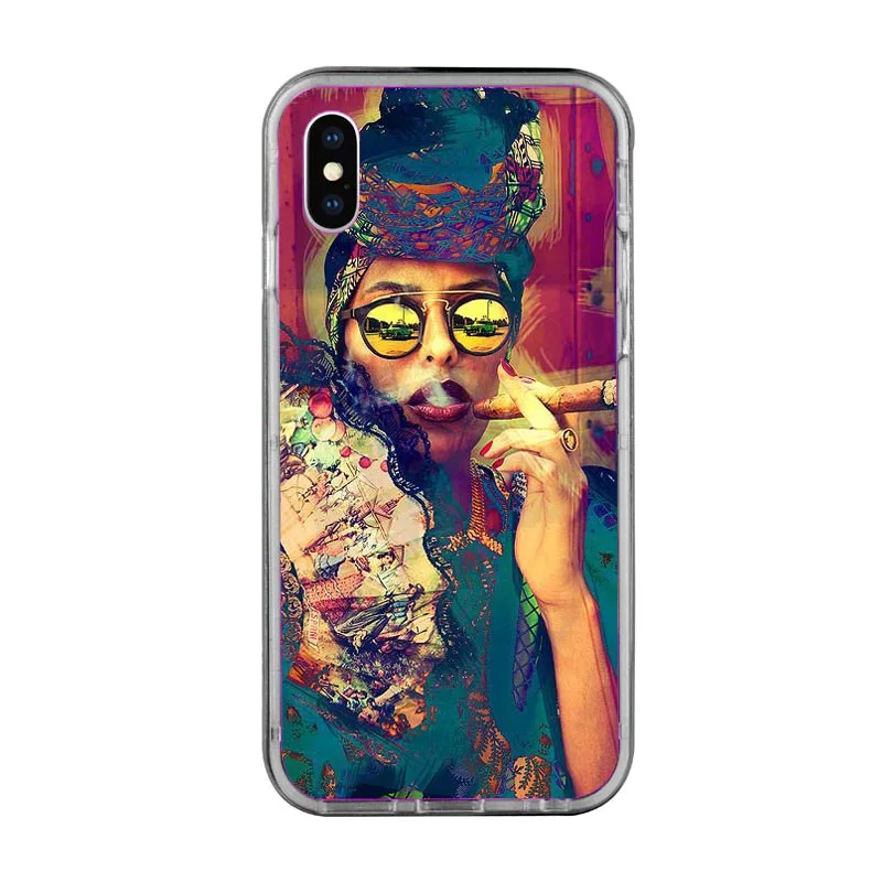 2Bunz Melanin Poppin Aba чехол для телефона iphoneXS XR 8 8Plus XS Max 7 7Plus 6S 6splus 5S SE Plus | Мобильные