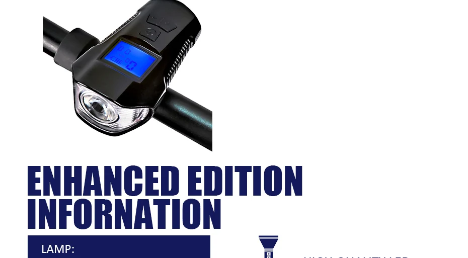 Светильник для велосипеда victgoal, USB Перезаряжаемый светильник-вспышка для велосипеда с велосипедным компьютером, спидометром, одометром, велосипедный светильник, громкий звонок