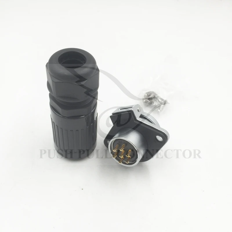 Оригинальный разъем Weipu WP20 TK + Z 2 3 4 5 7 9 12 Pin кабель розетка водонепроницаемый