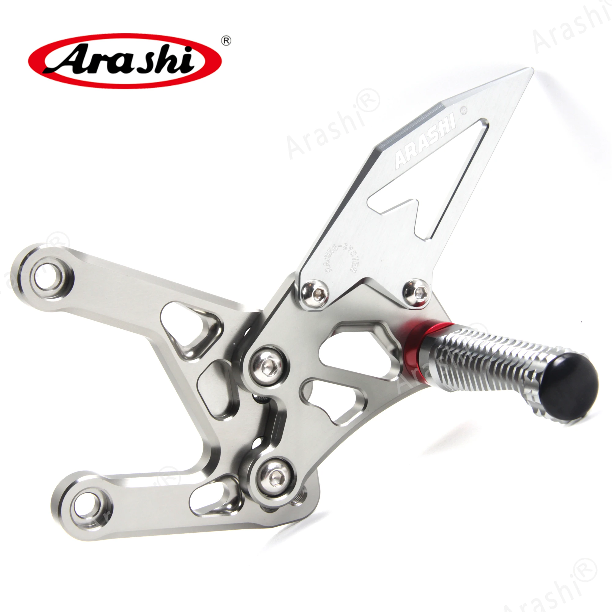 Arashi мотоциклетная Подножка для YAMAHA YZF R1- CNC Регулируемые подножки Rider Rearset YZF-R1 R1M R1S RN32