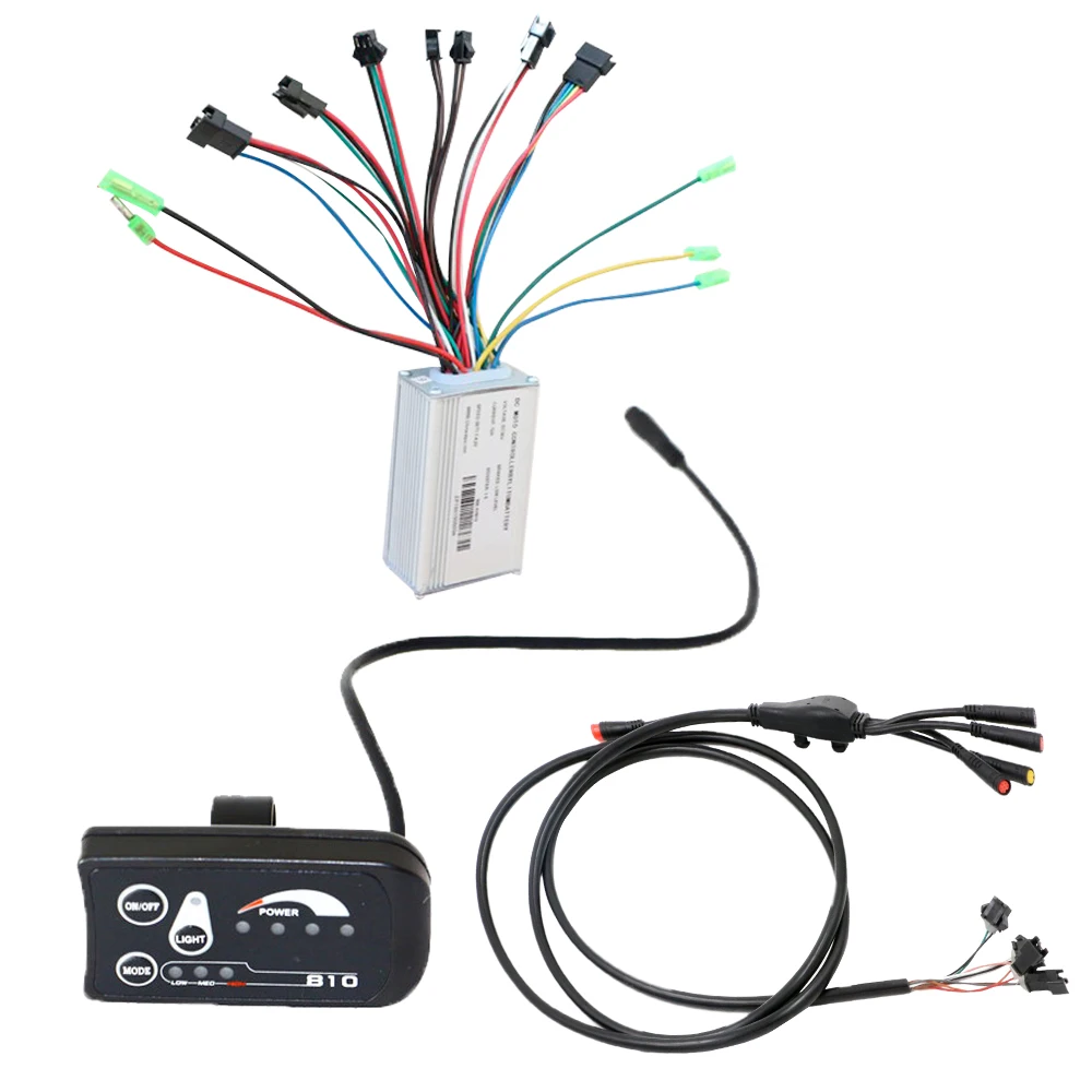 LED 36V WITH WIRE 36 в 500 Вт Электрический велосипед синусоидальный контроллер lcd светодиодный SW900 дисплей водонепроницаемый кабель для электровелосипеда комплект мощных деталей - Цвет: LED 36V WITH WIRE