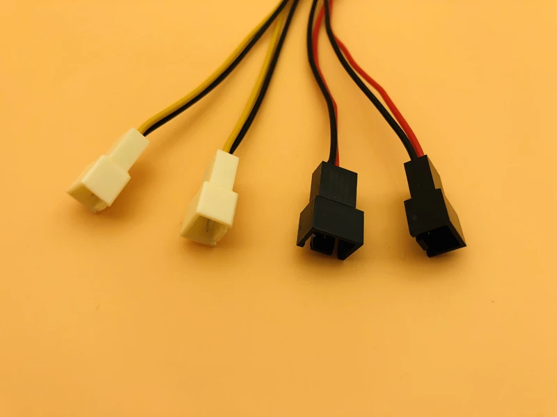 Новый Компьютерный Вентилятор охлаждения силовые кабели 4Pin Molex к 3Pin вентилятор