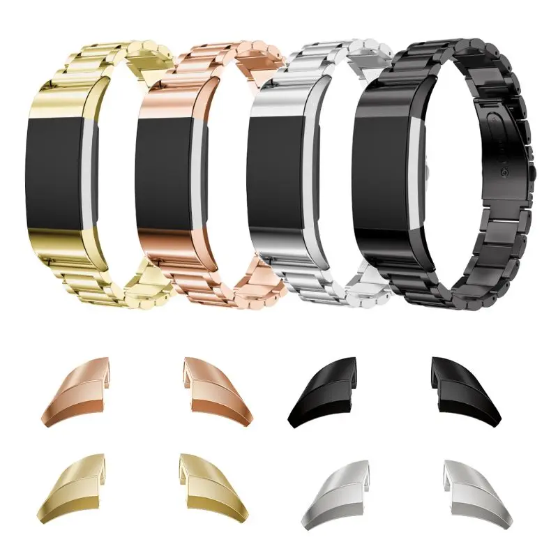 Разъем адаптера из нержавеющей стали для Fitbit Charge 2 часы ремешок
