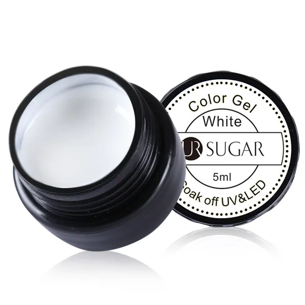 Color White Ur Sugar, 5 мл, гель для краски, чистый, для ногтей, УФ, светодиодный, краска, гель, золото, серебро, жемчуг, блеск, для ногтей, маникюр, гель, лак, лак - Цвет: Color White