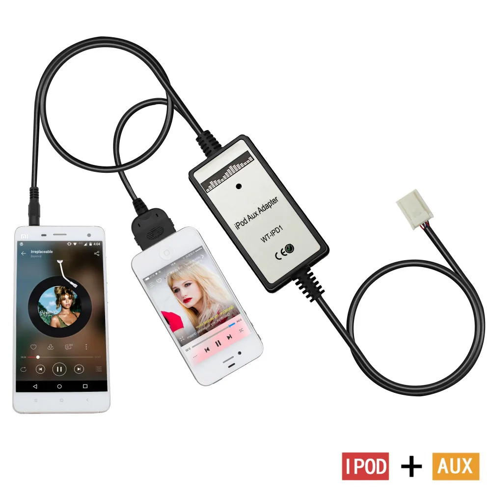 Автомобильный аудиогенератор Moonet MP33 3 5 мм AUX адаптер для Toyota Land cruiser Avensis RAV4 Tacoma Tundra