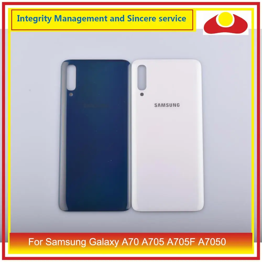Для samsung Galaxy A70 A705 SM-A705F SM-A7050 корпус батарея Дверь заднее стекло чехол Корпус Корпуса A70 A705 Замена