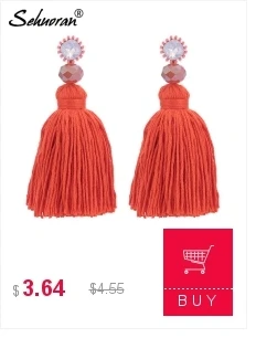 Sehuoran OOrbellen Boho серьги-подвески для женщин Aretes Brincos подвеска в виде змеи модное ювелирное изделие массивные свадебные серьги