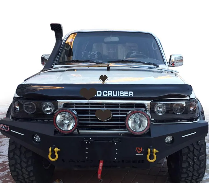 Крышка двигателя песка каменный блок оконная декоративная планка для Toyota Land Cruiser