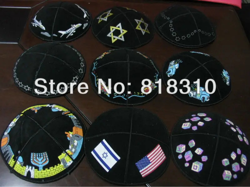 Кожаный чехол KIPPAH из замши с принтом еврейская кипа кожаный YARMULKE KIPPAH|jewish kippah|kippah |