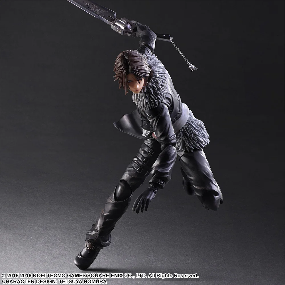Аниме Фигурка 25 см FINAL FANTASY disssidia Squall Leonhart ПВХ фигурка Коллекционная модель