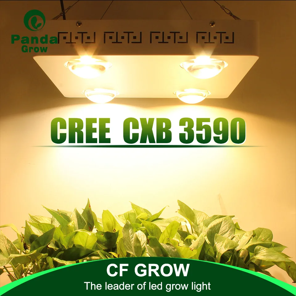 Dimmable Полный спектр COB светодиодный светильник для выращивания CREE CXB3590 200 Вт 26000лм = HPS 400 Вт лампа для выращивания комнатных растений панельный светильник ing