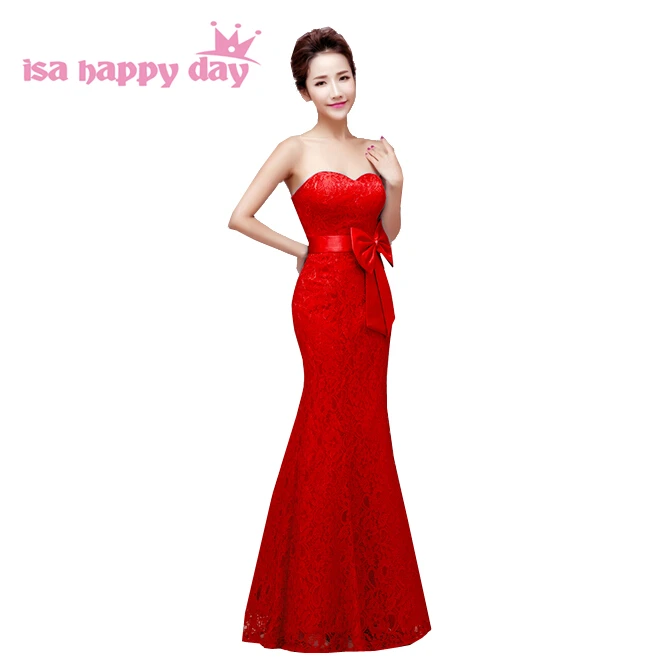Женское вечернее платье русалка длинное красное большого размера с вырезом