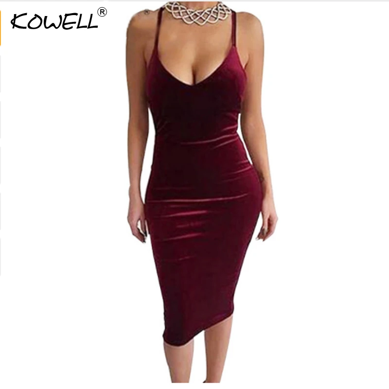Kowell сексуальное Клубное платье 2018 Vestidos Новая мода без рукавов с вырезом на спинке
