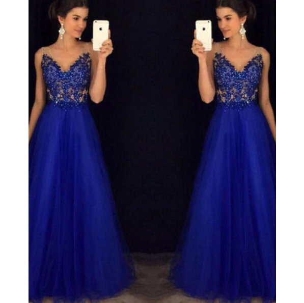 Langes Maxi Kleid Sommer Neue Stil режим Frauen V ausschnitt шифон без рукавов Abend Formale Partei Prom Ballkleid
