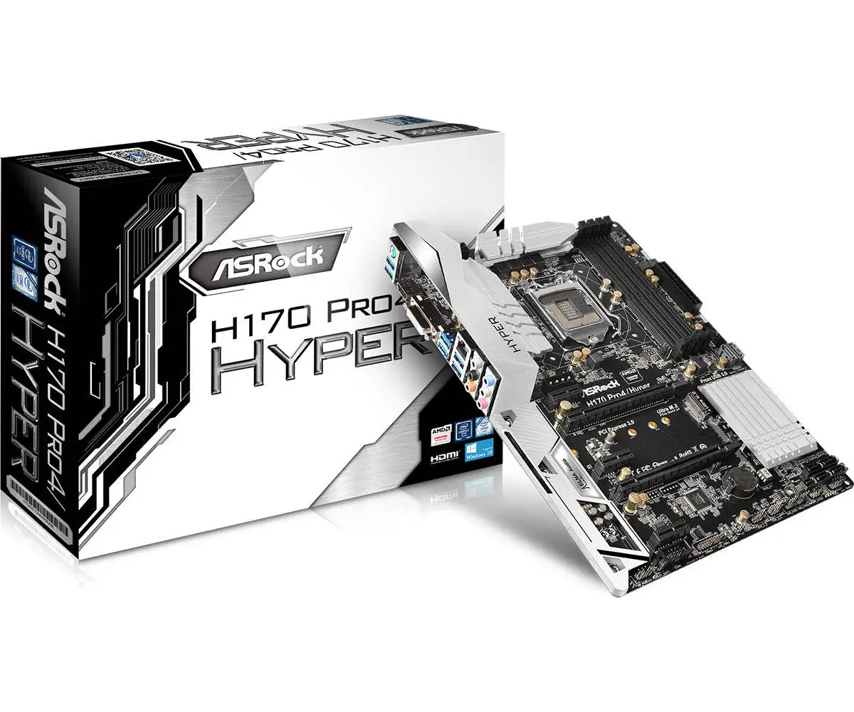 ASROCK H170 Pro4/Hyper настольные платы 1151 DDR4| |