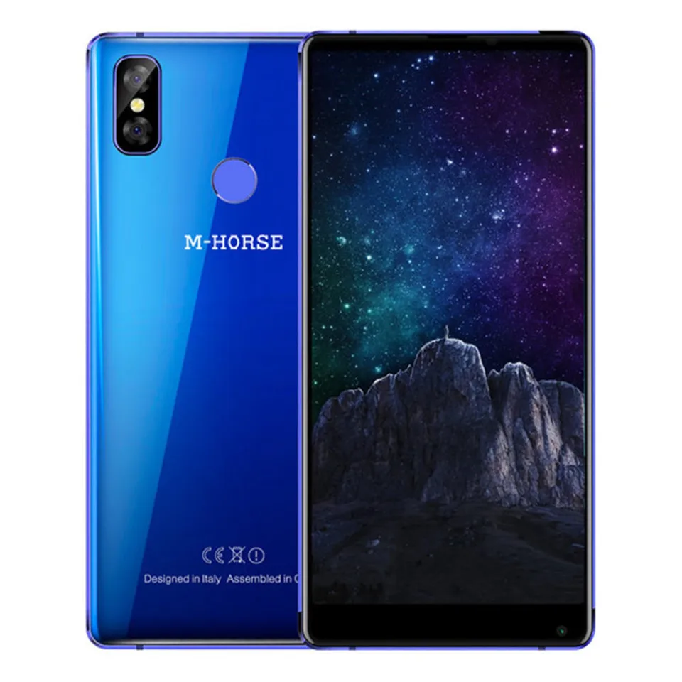 Смартфон M-Horse Pure 2 5,9" HD+ 18:9, Восьмиядерный процессор MTK6750, 4 Гб ОЗУ, 64 Гб ПЗУ, 3600 мАч, 13 МП, отпечаток пальца, Android 7,0, 4G, мобильный телефон
