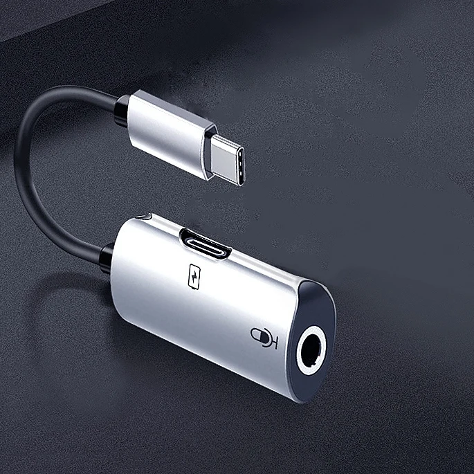 Usb C к 3 5 мм адаптер для наушников type + аудио кабель зарядки huawei mate 20/20 Pro Xiaomi 8