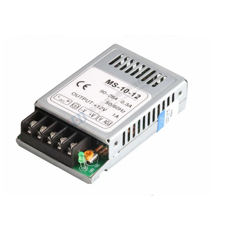 Мини ac dc источник питания 10 Вт 24 В 0 5a одиночный выход для светодиодного драйвера