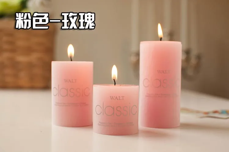 Ароматические свечи ремесло подарки для вечеринки свадьбы дома колонна воск