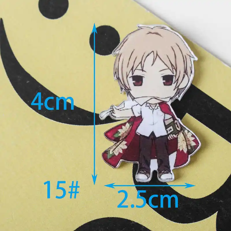 1 шт. Нацумэ книга друзей мультфильм значки на одежду акриловые Kawaii рюкзак брошь