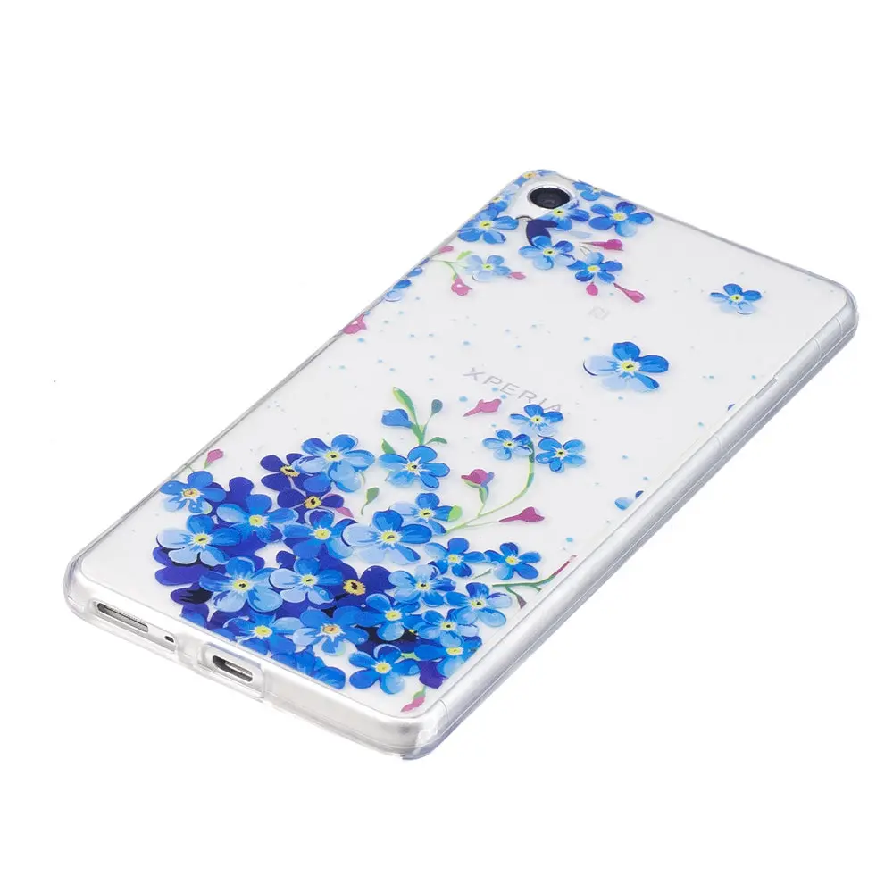 Подходящий чехол для Sony Xperia XA F3111 F3112 F3116 мягкий TPU телефона с единорогом котом и