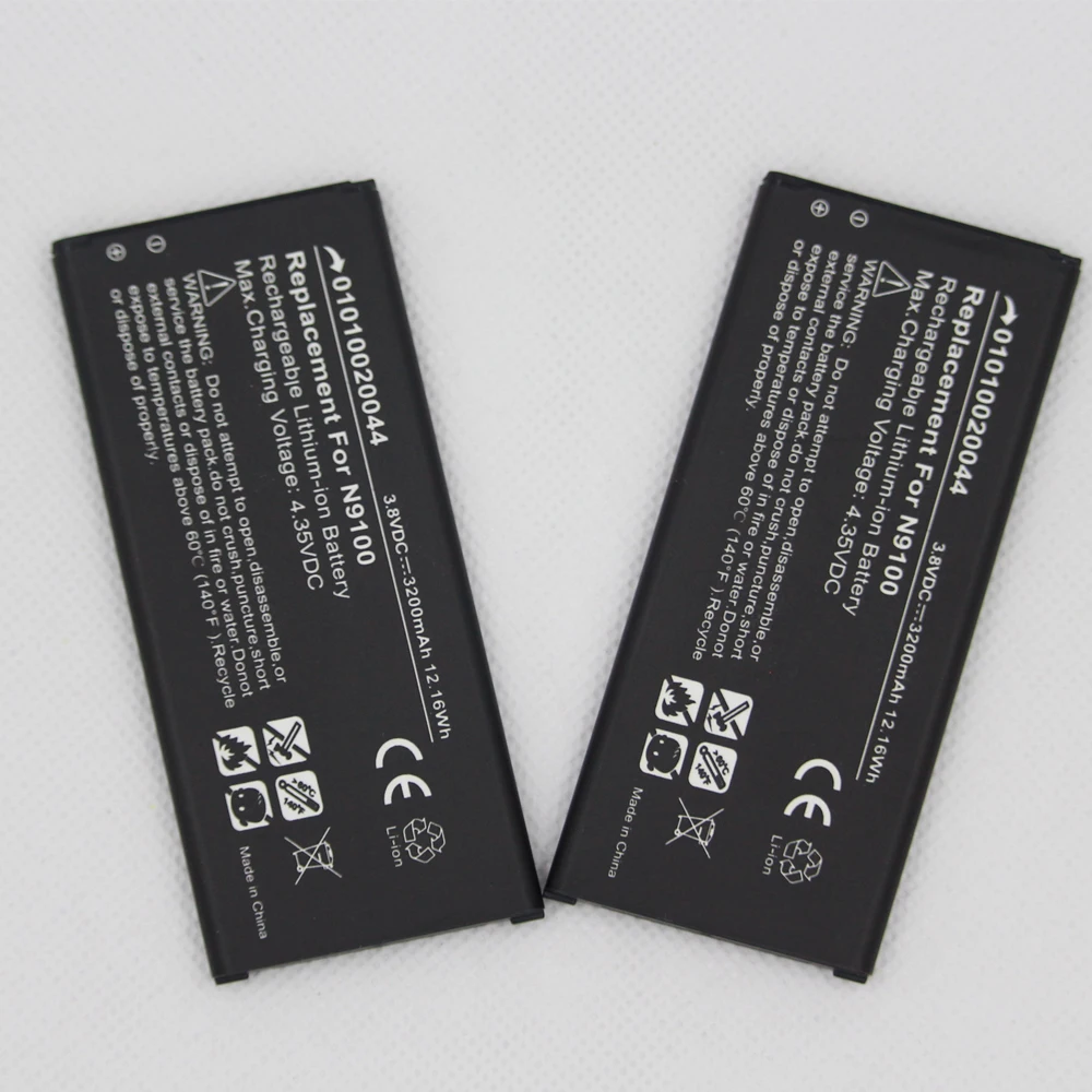 Сменный аккумулятор N9100 10 шт./лот 3200 мАч для Samsung Galaxy NOTE 4 N9106W N9108V N9109V 4|Аккумуляторы