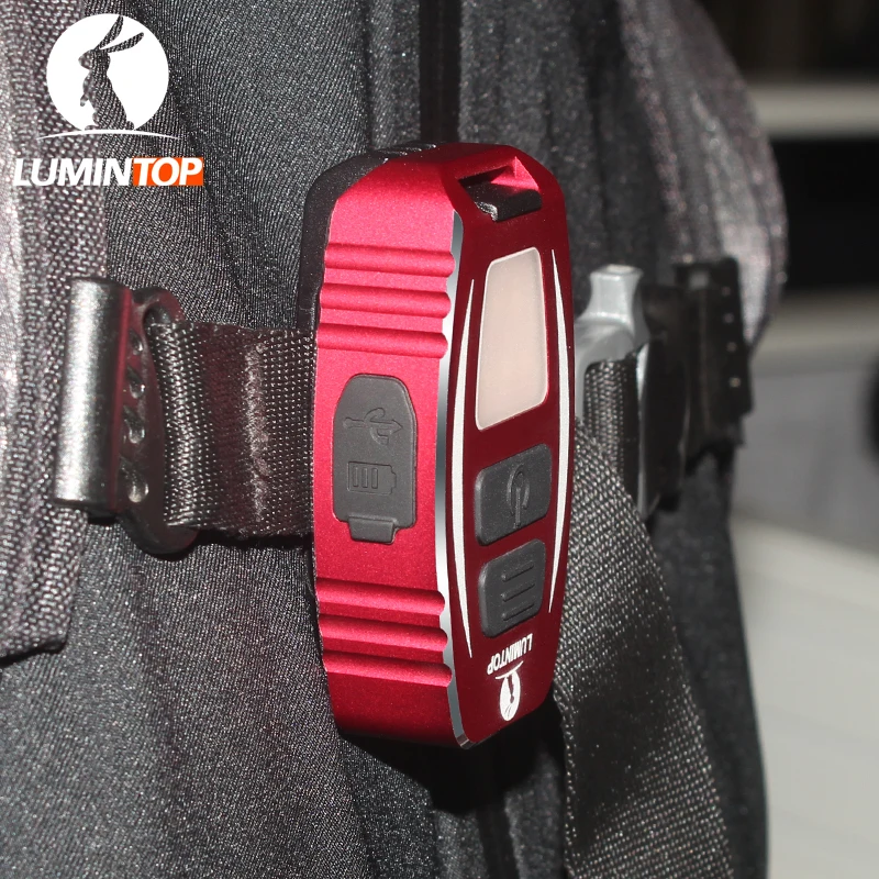 LUMINTOP Алюминий сплава автомобиля Форма Перезаряжаемые muiti-функция фонарик GEEK с