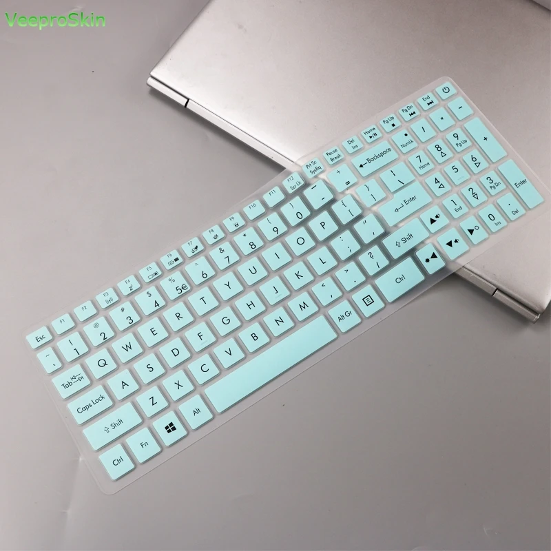 whiteblue Чехол для клавиатуры ноутбука Защитная пленка для acer Хищник Helios 300 PH315-52 VX15 AN515-42 AN515-51 AN515-52 AN515 15,6 дюймов - Цвет: whiteblue