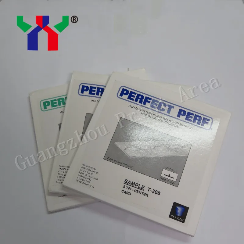 2 шт. Perfect Perf T-407 правила перфорации для офсетных прессов бумага 12 TPI-Center 20 футов L: 6