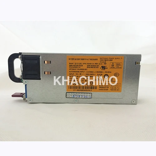 Для DL180 360 380G6 G7 750W мощность сервера 511778-001 506821-001 | Компьютеры и офис