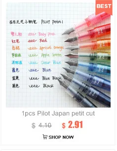 1 шт. Pilot Japan petit cute 1 шт. прозрачная стальная ручка перьевая ручка 0,5 мм Роскошные модные перьевые ручки новые ручки