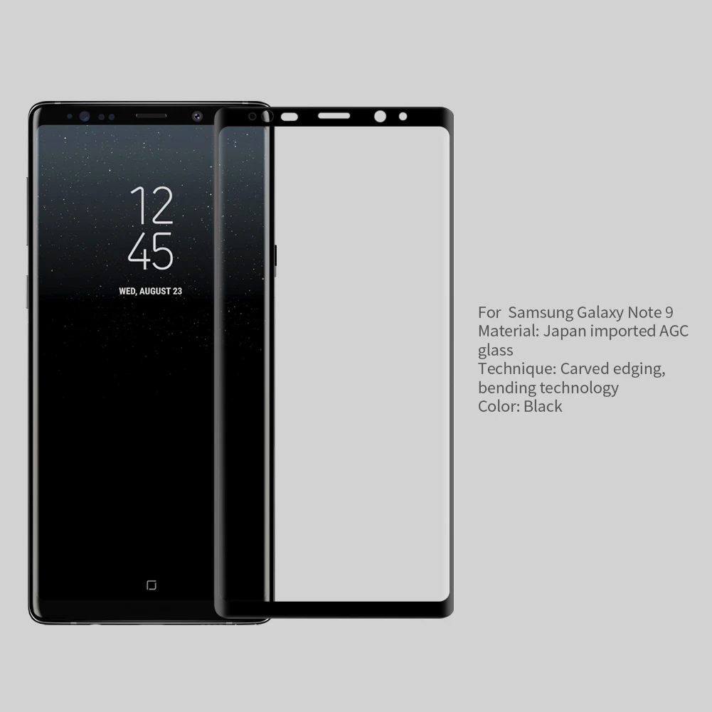 3D закаленное стекло для Samsung Galaxy Note 9 полное покрытие защита экрана Nillkin CP + Max